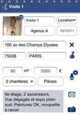 Détails de la visite immobiliere