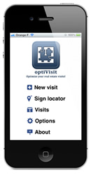 optiVisit on iPhone 4S